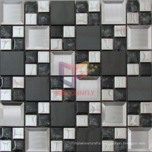 European Modern Style Wall Decoration Glass Mix Metal Mosaic (CFM941)